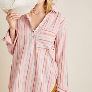 Maeve Anthropologie Striped Top
